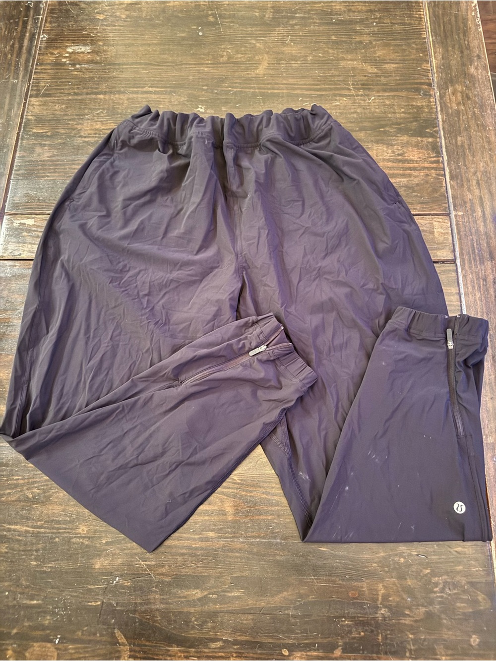 lululemon athletica Black Women's Track Pants with Ankle Zippers